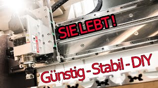 Die wohl stabilste DIY CNC Fräse erwacht zum Leben  Details Bauteile und Anschlüsse erklärt [upl. by Ledarf]