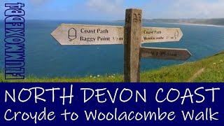 Croyde Bay to Woolacombe a North Devon Coast Walk [upl. by Brodench]