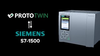 Connect to Siemens SIMATIC S71500 Series PLC  Virtual Commissioning [upl. by Hildie325]