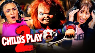 CHILDS PLAY 2 1990 MOVIE REACTION FIRST TIME WATCHING Chucky  Full Movie Review [upl. by Sutelc]