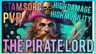 ESO Stam Sorc PVP Build THE PIRATE LORD Necrom 2023 [upl. by Kehoe]