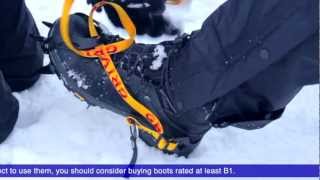 Winter Essentials How to fit and walk in crampons [upl. by Dena228]