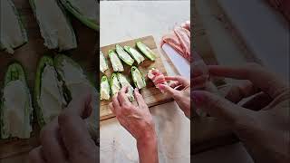 How to Make Jalapeno Poppers in the Air Fryer easyrecipe airfryerrecipes airfryingfoodie [upl. by Claman]