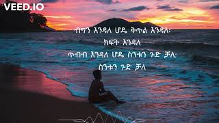 Tewodros Tadesse Semto zem ale ቴዎድሮስ ታደሠሰምቶ ዝም አለ Lyrics music [upl. by Watts]