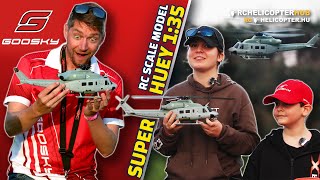 THIS 135 Scale SUPER HUEY FLIES  UH1Y Venom  GOOSKY E2 RC heli [upl. by Enrika403]