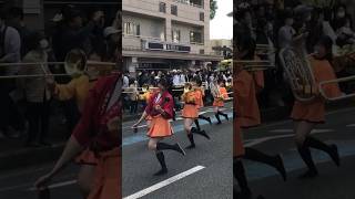 Drum majors look good in red happi coats [upl. by Hillhouse]