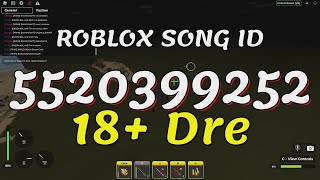 18 Dre Roblox Song IDsCodes [upl. by Ardnuhs]