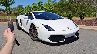 2014 Lamborghini Gallardo LP5502 Start Up Exhaust Walkaround Test Drive and Review [upl. by Adelaide]