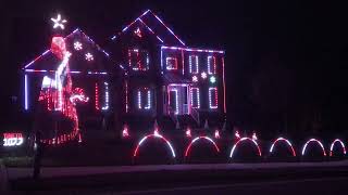 Owl city Christmas light house christmas christmaslights owlcity musicyoutube [upl. by Elvina]