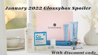 GLOSSYBOX JANUARY 2022 SPOILER  CAITLIN SINNETT [upl. by Htnicayh]