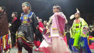 Denver March Pow Wow 24 Fancy Dancers Women Jingle Dancers [upl. by Laspisa]