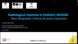 Radiological features in pediatric MOGAD  by Dr LiTal Pratt [upl. by Rillings]