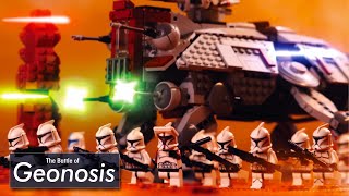 The Battle of Geonosis  Lego Star Wars Stopmotion [upl. by Melloney]