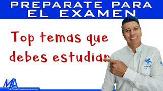 Top de temas que debes estudiar para el examen de admisión [upl. by Anivel734]