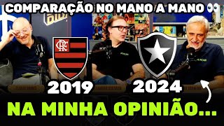 🧐 FLAMENGO 2019 VS BOTAFOGO 2024 NO MANO A MANO QUEM É MELHOR QUEM SÃO OS 11 [upl. by Ahsieyn]