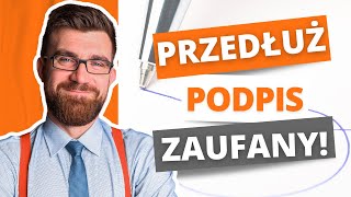 Jak przedłużyć WAŻNOŚĆ certyfikatu PODPISU ZAUFANEGO [upl. by Koenig]