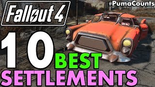 Top 10 Best Settlement Locations in Fallout 4 To Build OnAt No Mods or DLC Required PumaCounts [upl. by Wynny]