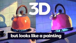 Making 3D animation look painterly its easier than you think [upl. by Aleras]