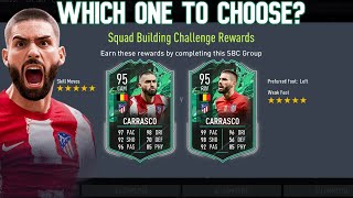 CAM OR RW FIFA 22  95 SHAPESHIFTERS CARRASCO SBC PLAYER REVIEW [upl. by Thorvald]