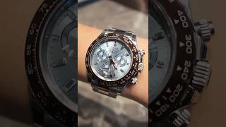 Rolex Daytona Platona 116506 with Baguette Diamonds  My very first luxury watch after 35 years [upl. by Yllas]