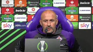 Conferenza stampa Mister Italiano verso Fiorentina vs Brugge [upl. by Beckie995]