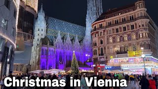 Vienna Christmas 2024 Beautiful Christmas Lights [upl. by Niwred]