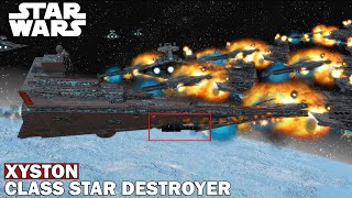 The Xyston Star Destroyer Breakdown  Star Wars [upl. by Lenoel]