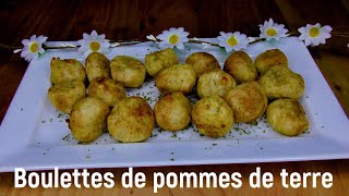 Recette de Boulettes de pommes de terre Air Fryer facile et rapide [upl. by Sachs230]