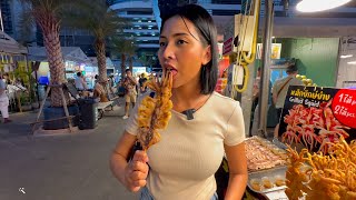 Jodd Fair Night Market Bangkok Thailand  Thai Street Food [upl. by Forkey]