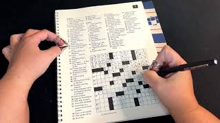 asmr whisper  new york times crossword puzzle [upl. by Auria793]