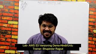 AWS S3 Bucket VersioningHindiurdu  S3 Delete Marker  Restore S3 File  AWS Tutorial [upl. by Aseuqram711]