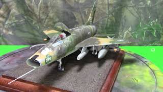 Built Monogram 148 F100D Vietnam Super Sabre [upl. by Zelde]