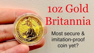 2022 1oz Gold Britannia Bullion Coin from the Royal Mint  latest buy for my stackcollection 4K HD [upl. by Ahseat]