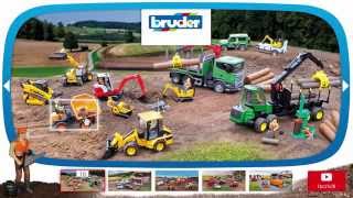 Bruder Toys SCANIA Liebherr Crane Truck 03570 [upl. by Fechter610]