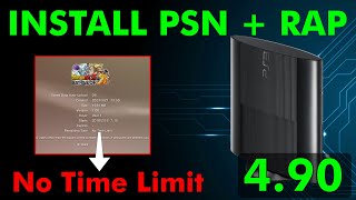 How to Install PSN Game and Rap PS3 490 [upl. by Oicnevuj]