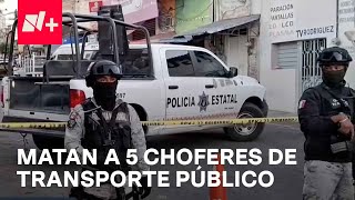 Asesinan a 5 choferes en Chilpancingo en las últimas horas  Las Noticias [upl. by Menken]