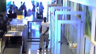 Security Video Shows Man Breach TSA Checkpoint [upl. by Saref]