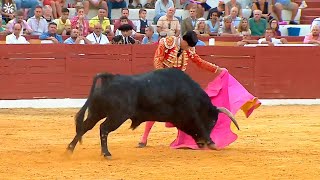 Manuel Escribano segundo toro Écija Sevilla 16092023 [upl. by Ilyssa]