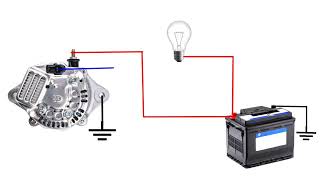 Denso 2 Pin Alternator Wiring Diagram  How to wiring denso Alternator  Car Alternator Wiring [upl. by Dutch336]