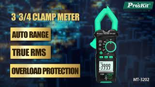 ProsKit MT3202 334 Digital Clamp Meter [upl. by Iliram]