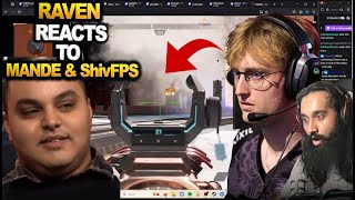 TSM Raven Reacts To  NEW TEAM  Mande amp Shivfps INSANE Performance In LCQ Finals [upl. by Onateyac63]