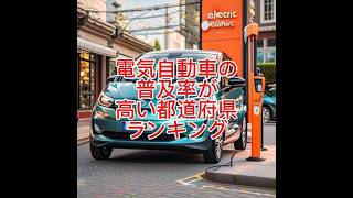 電気自動車の普及率が高い都道府県ランキング 参考一般社団法人日本自動車会議所 [upl. by Gillett]