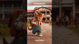 Cute cats struggle for life  Kittu के जीवन का कठिन सफर  Poor to rich struggle story shorts [upl. by Eilsil]