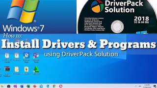 How to Install Drivers and Programs using DriverPack Solution [upl. by Rapsac914]