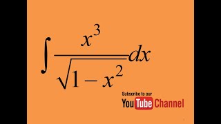 integral of x3sqrt1 x2  How to integrate Integral by substitution  Calculus [upl. by Idham]