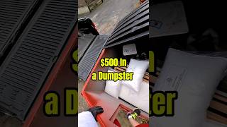 Dumpster diving for luxury furniture over 500 in a dumpster dumpsterdiving luxury money [upl. by Niaz]