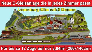 Märklin Modellbahnanlage Für bis zu 12 Züge und passt in jedes Zimmer [upl. by Imogen]