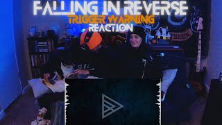 First Time Listening to Trigger Warning by Falling in Reverse Couple Reacts [upl. by Donahoe]