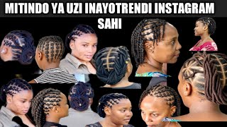 HII NDIYO MITINDO MIPYA YA KUSUKA NYWELE kwa UZIYARN HAIRSTYLES 2023new latest hairstyles yarn [upl. by Wunder928]