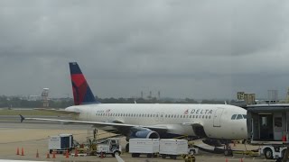 Delta A320 Detroit DTW  Washington DC DCA Flight Experience [upl. by Bronwyn]